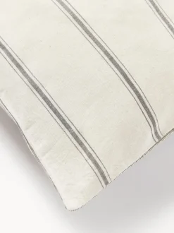 Funda nórdica de algodón lavado a rayas Caspian
