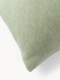 Funda nórdica de franela con punto espiga Wanda