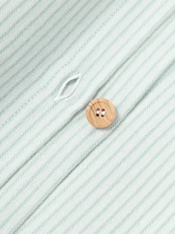 Funda nórdica de franela con rayas finas Javon