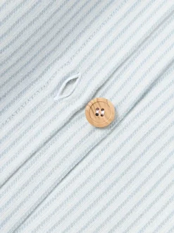 Funda nórdica de franela con rayas finas Javon