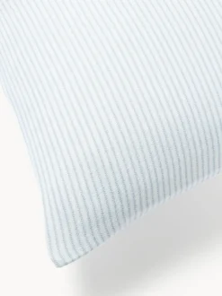 Funda nórdica de franela con rayas finas Javon