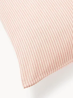 Funda nórdica de franela con rayas finas Javon
