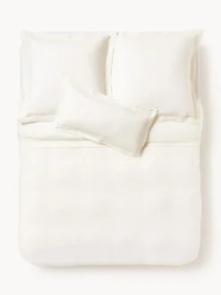 Funda nórdica de lino con ribete Linna
