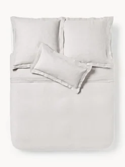 Funda nórdica de lino con ribete Linna
