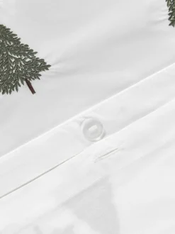 Funda nórdica de percal con árboles de Navidad Darina