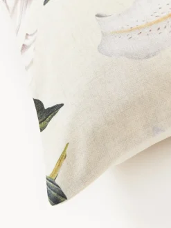 Funda nórdica de satén con estampado floral Flori