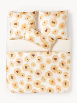 Funda nórdica de satén de algodón con estampado floral Fiorella