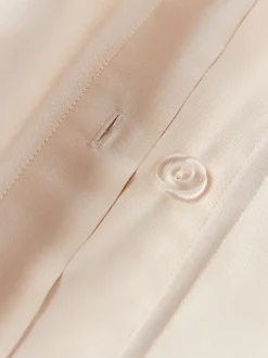 Funda nórdica de satén de algodón Alyssa