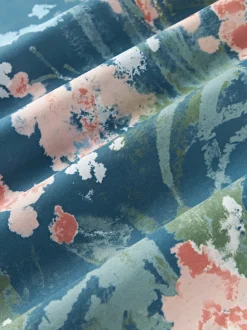 Funda nórdica de satén estampado Anthea
