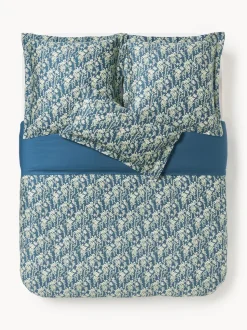 Funda nórdica de satén estampado Leticia