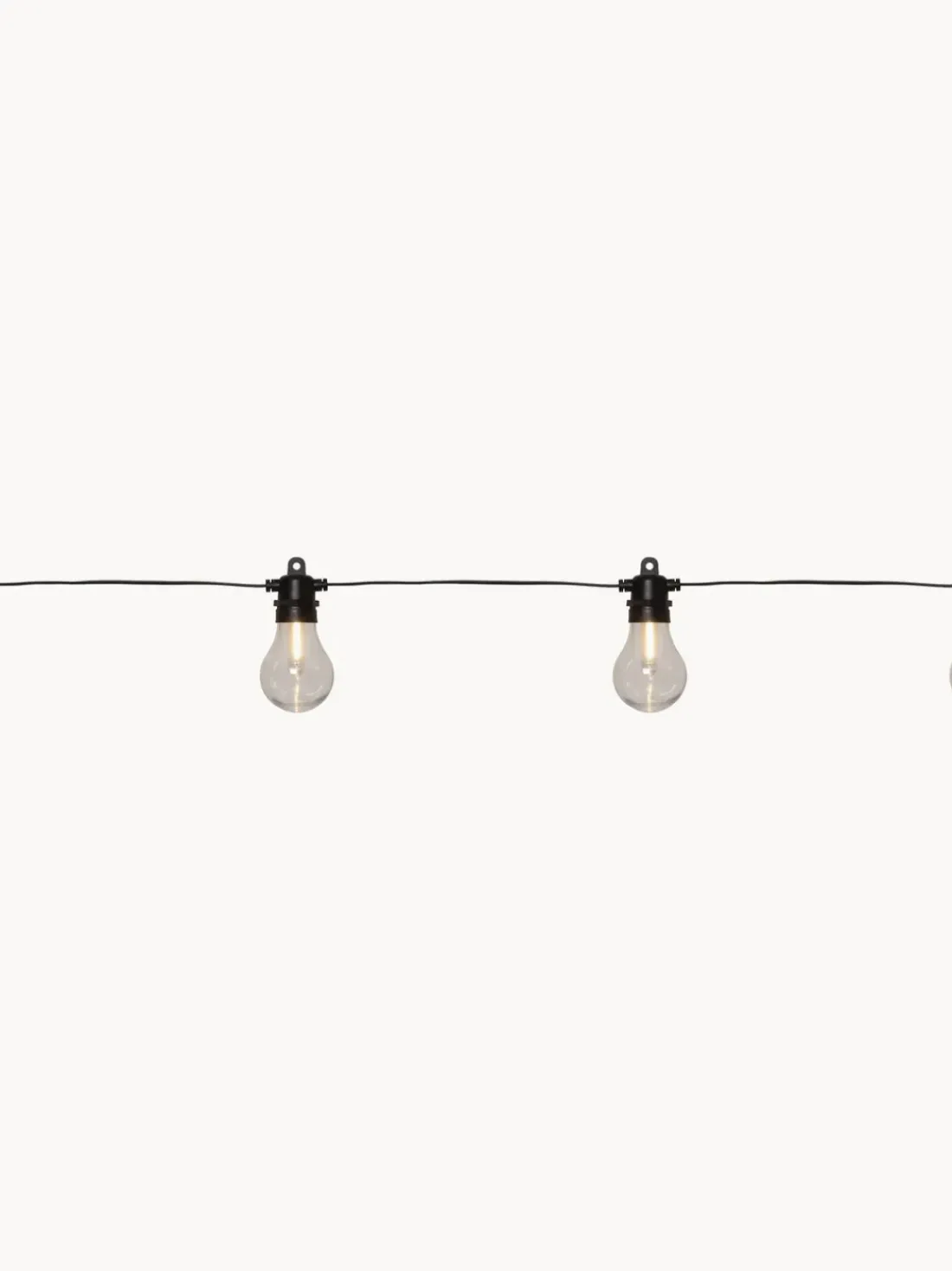 Guirnalda de luces LED para exterior con función de temporizador Selecta, tamaños diferentes