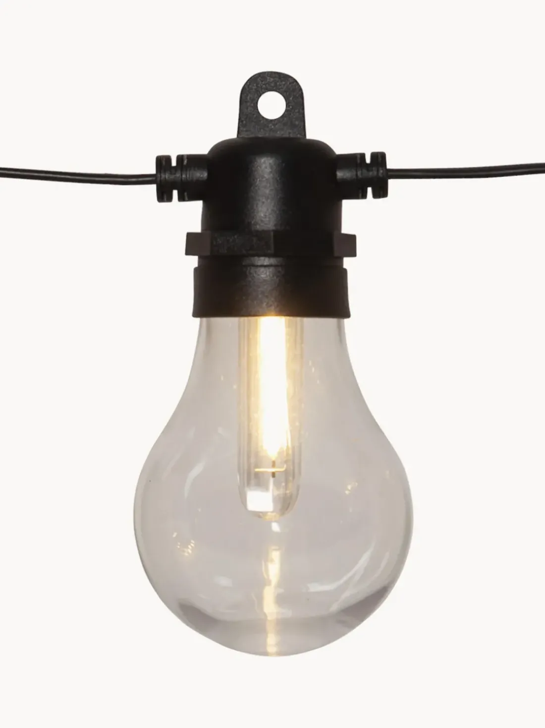 Guirnalda de luces LED para exterior con función de temporizador Selecta, tamaños diferentes