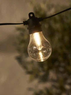 Guirnalda de luces LED para exterior con función de temporizador Selecta, tamaños diferentes