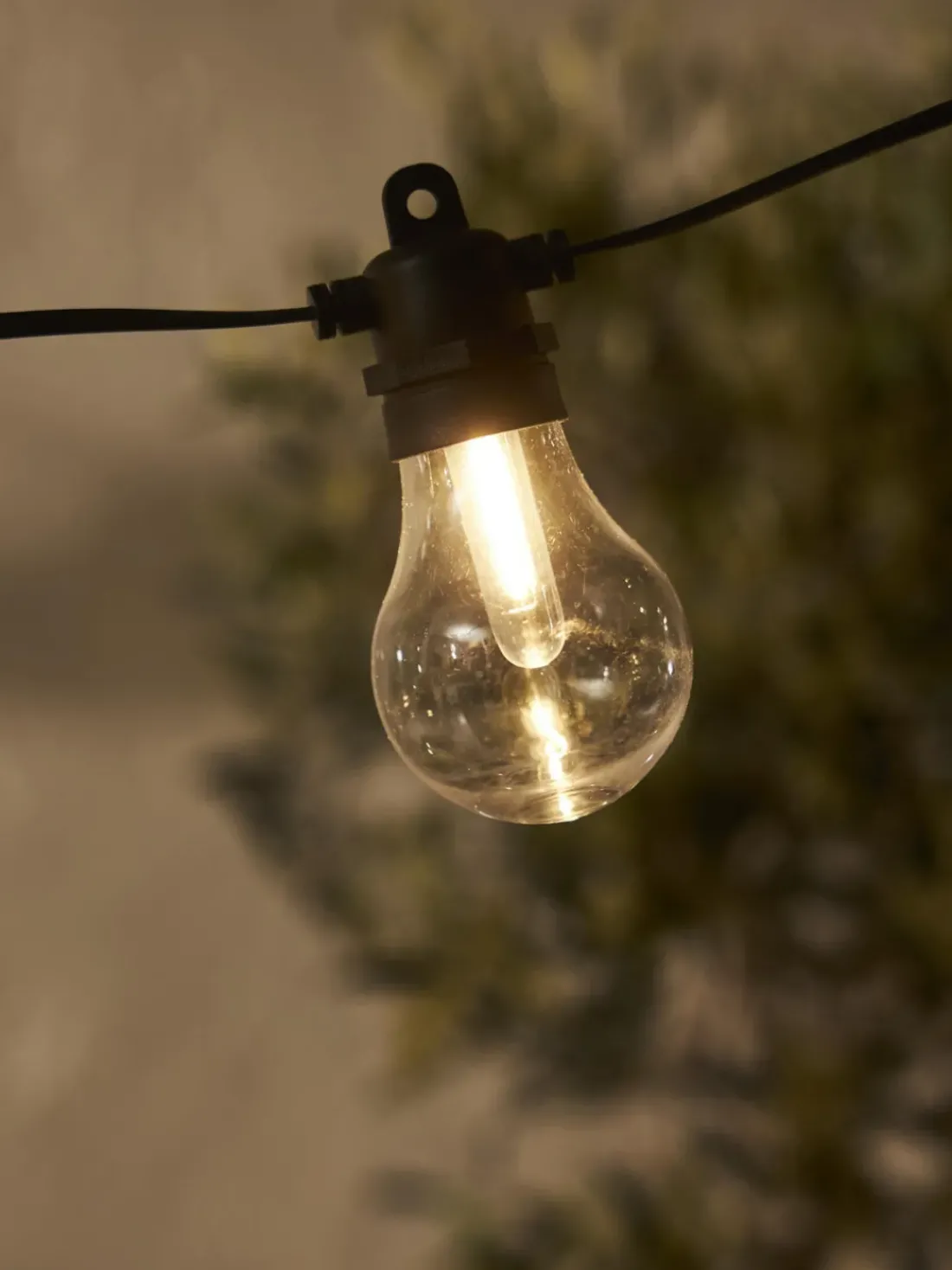 Guirnalda de luces LED para exterior con función de temporizador Selecta, tamaños diferentes