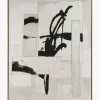 Impresión artesanal en lienzo con marco de madera Tokyo