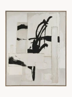 Impresión artesanal en lienzo con marco de madera Tokyo
