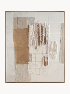 Impresión artesanal en lienzo con marco de madera Guayana