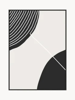 Impresión digital enmarcada Feminine Doodles