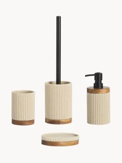 Jabonera con madera Laura