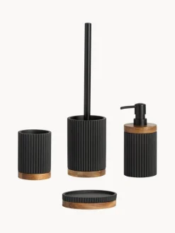 Jabonera con madera Laura