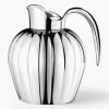 Jarra termo de acero inoxidable con relieves Bernadotte, 800 ml