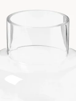 Jarrón artesanal clásico de vidrio Lotta, 25 cm