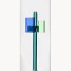 Jarrón artesanal de vidrio Standy, 25 cm