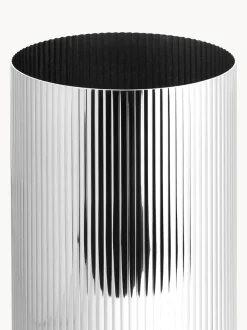 Jarrón de acero inoxidable con relieves Bernadotte, 26 cm