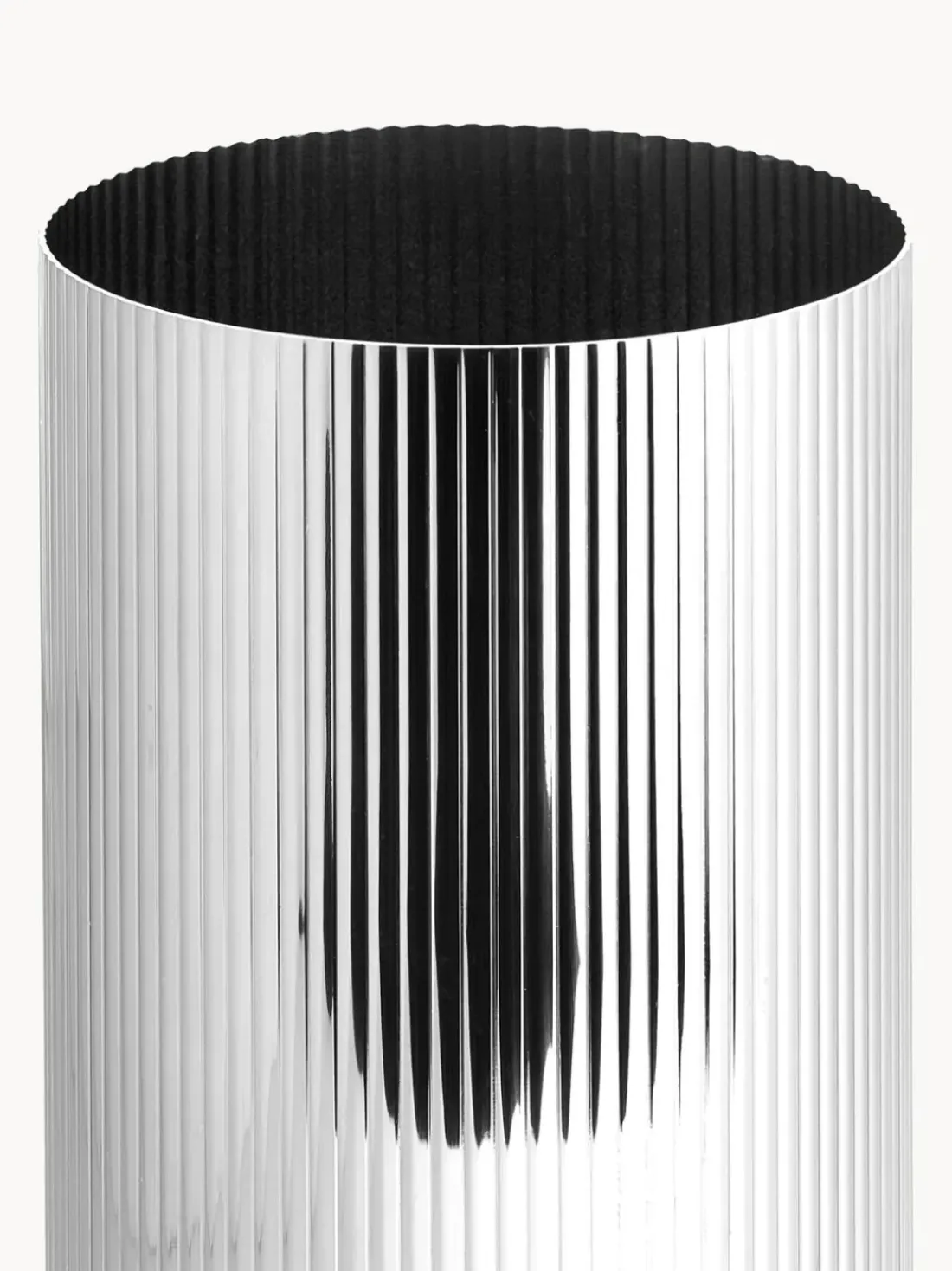 Jarrón de acero inoxidable con relieves Bernadotte, 26 cm