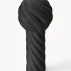 Jarrón de cerámica pintado a mano Twist Ball, 34 cm