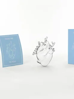 Jarrón de cristal Love in Bloom, 24 cm