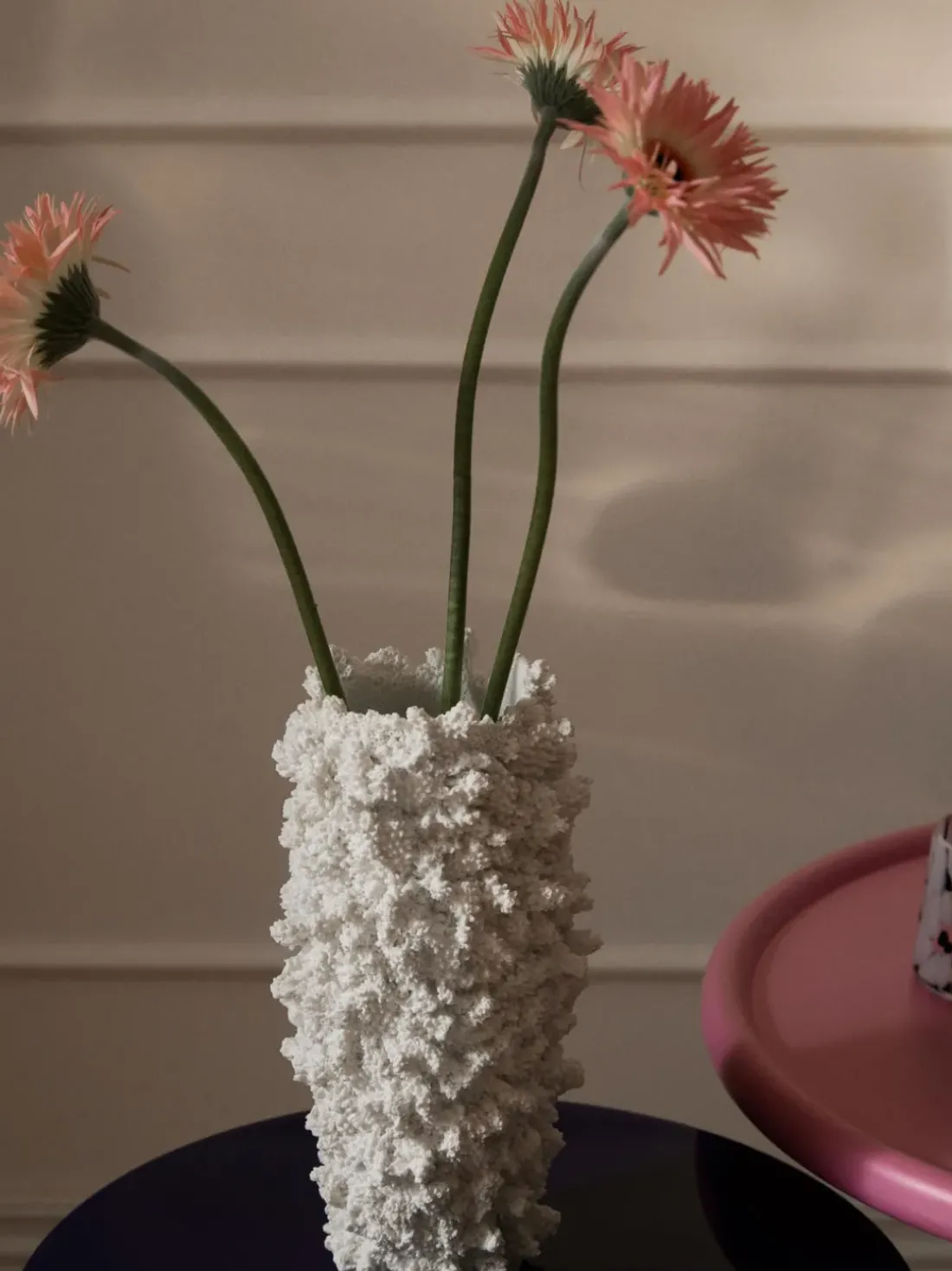 Jarrón de diseño Coral, 25 cm