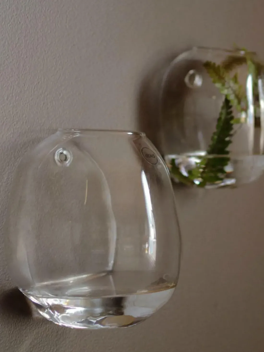 Jarrón de pared Pebble, Ø 18 cm