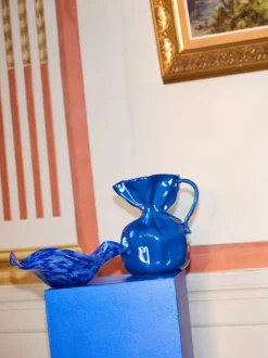 Jarrón de porcelana Crumple, 26 cm