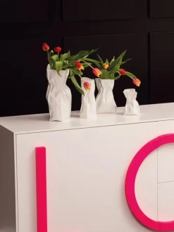 Jarrón de porcelana de diseño Adelaide, 22 cm