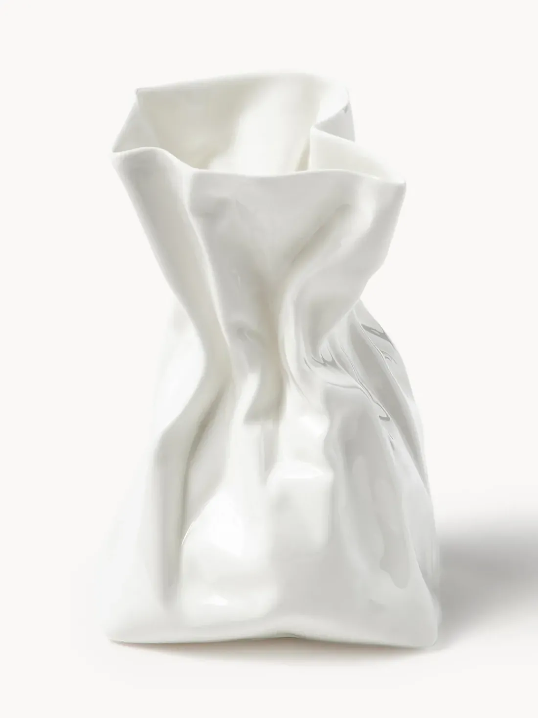 Jarrón de porcelana de diseño Adelaide, 14 cm