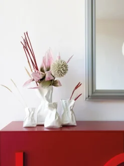 Jarrón de porcelana de diseño Adelaide, 14 cm