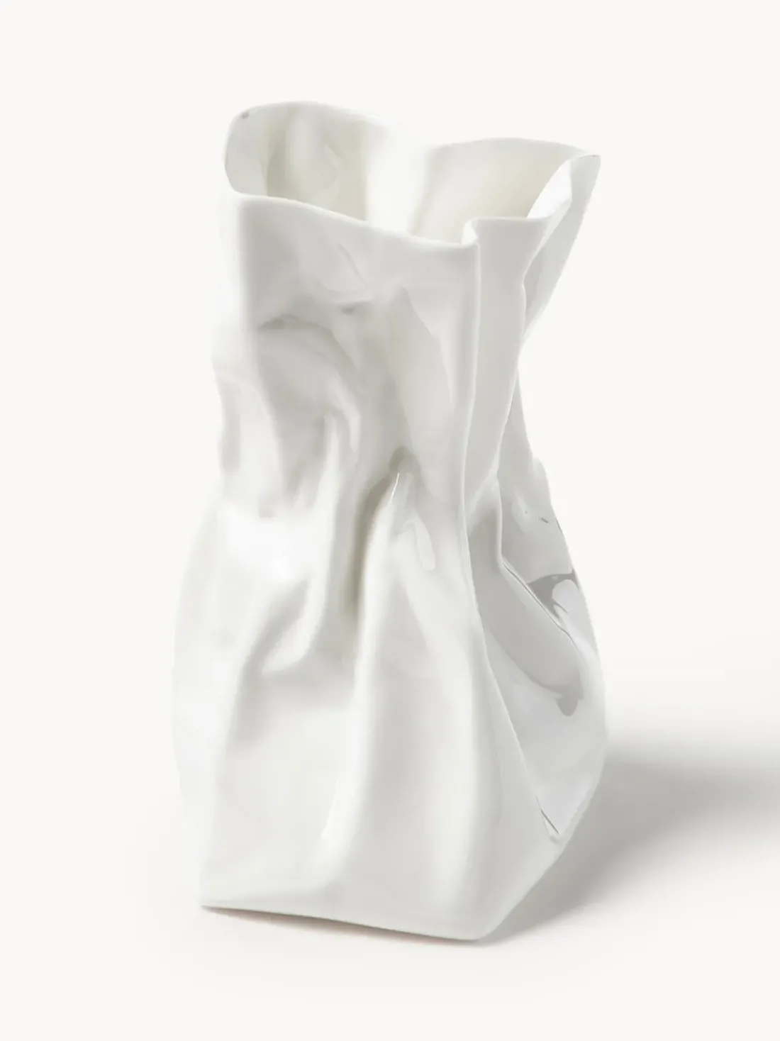 Jarrón de porcelana de diseño Adelaide, 14 cm