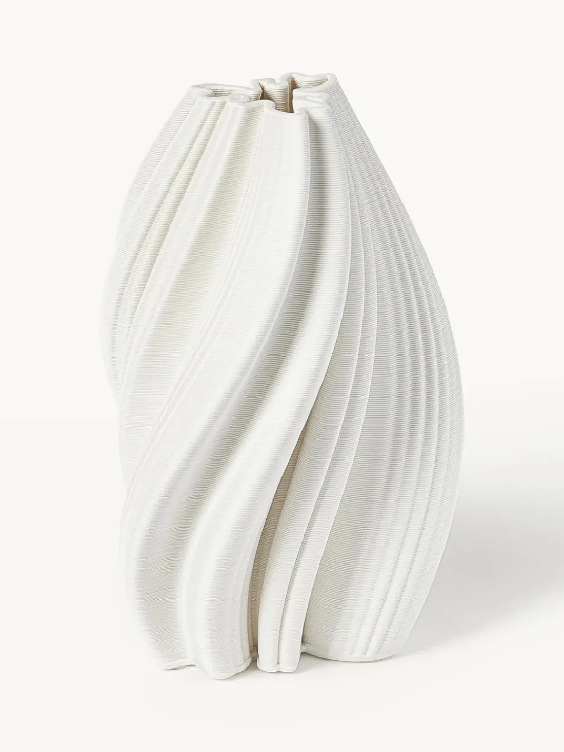 Jarrón de porcelana en 3D Melody, 29 cm