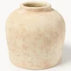 Jarrón de suelo de terracota Hilo, 28 cm