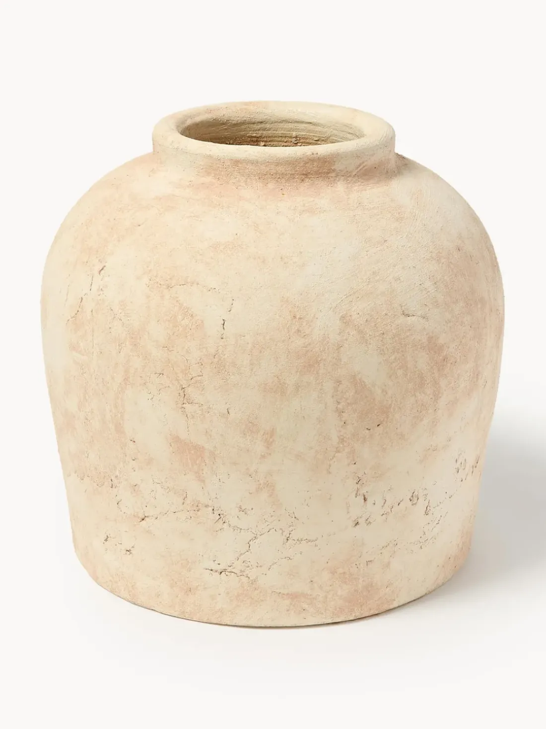 Jarrón de suelo de terracota Hilo, 28 cm