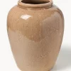 Jarrón de suelo de terracota Veda, 39 cm