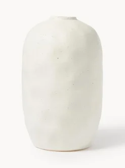 Jarrón de suelo grande de gres Bruno, 62 cm