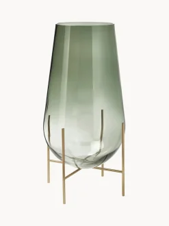 Jarrón de suelo soplado artesanalmente Échasse, 60 cm