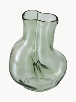 Jarrón de vidrio artesanal Gleam, 22 cm