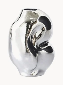 Jarrón de vidrio artesanal Gleam, 18 cm