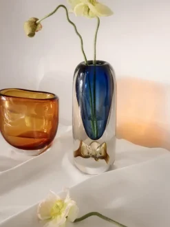 Jarrón de vidrio Aurum, 20 cm