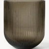 Jarrón de vidrio Simple Stripe, 22 cm