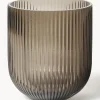 Jarrón de vidrio Simple Stripe, 18 cm