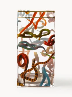 Jarrón de vidrio Snakes, 30 cm